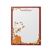 Welkom in de herfst - Unlined Notitieblok (Gedraaid)