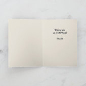 Welkom in de Middeleeuwen Ridder Verjaardag Kaart (Binnen)