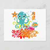 Welkom in de oceaan briefkaart (Voorkant)