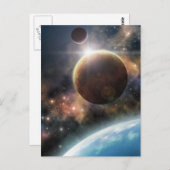 Welkom in de ruimte briefkaart (Voorkant / Achterkant)