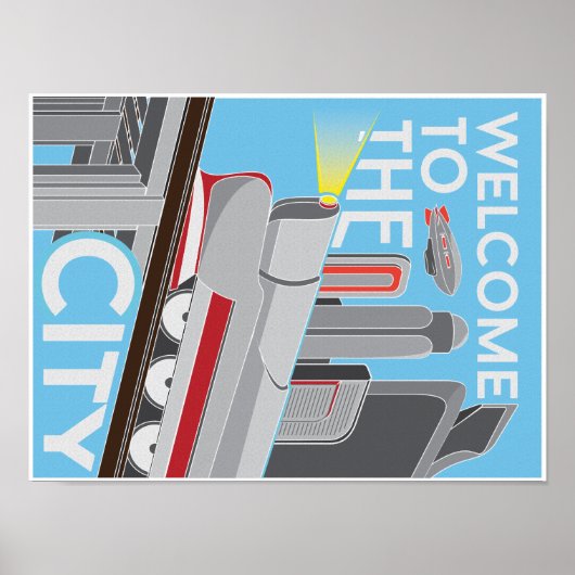 Welkom in de stad poster (Voorkant)