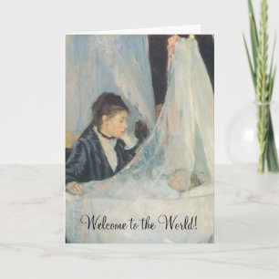 Welkom in de wereld, The Cradle by Berthe Morisot Kaart