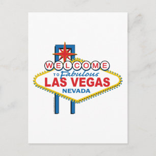 Welkom in Fabulous Las Vegas Briefkaart