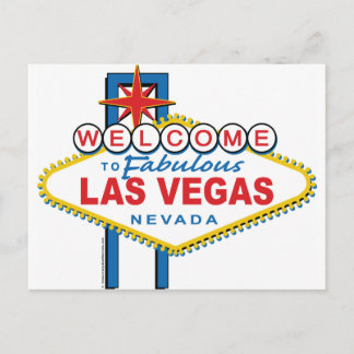 Welkom in Fabulous Las Vegas Briefkaart