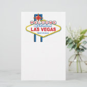 Welkom in Fabulous Las Vegas Briefpapier (Staand voorkant)