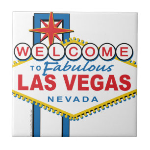 Welkom in Fabulous Las Vegas Tegeltje