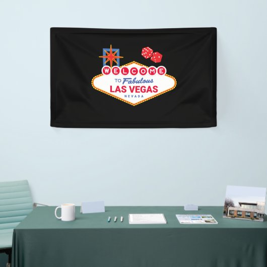Welkom in Fabulous Las Vegas - Vegas reis Spandoek (Beurs)
