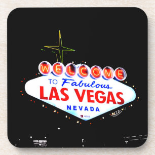 Welkom in Fabuous Las Vegas Nevada Sin City Bier Onderzetter