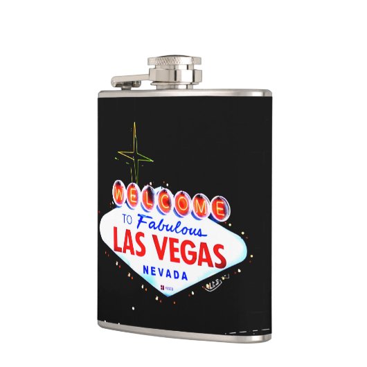 Welkom in Fabuous Las Vegas Nevada Sin City Heupfles (Links)