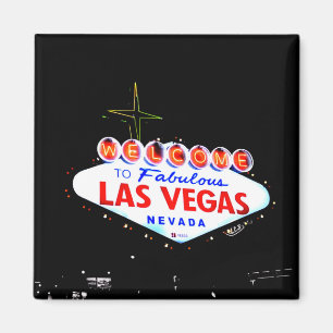 Welkom in Fabuous Las Vegas Nevada Sin City Magneet