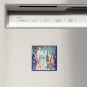 Welkom in Fairyland Square Magnet Magneet (Insitu (Vaatwasser))