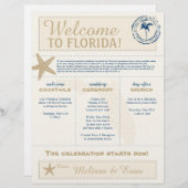 Welkom in Florida, Cream & Blue Starfish (Voorkant / Achterkant)