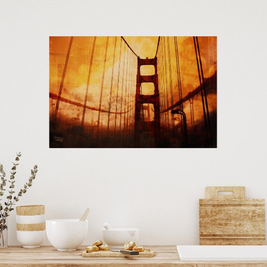 welkom in foggysco poster (Keuken)