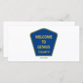 Welkom in Genius County (Borden) (Voorkant / Achterkant)