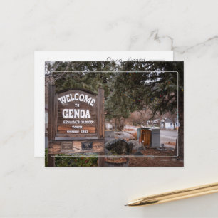 Welkom in Genoa, Nevada Briefkaart