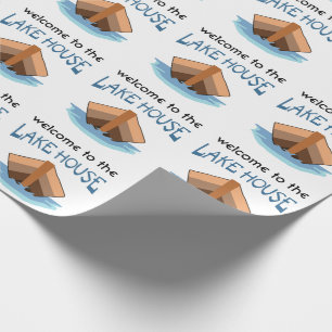 Welkom in het Lake House Cadeaupapier