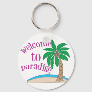 Welkom in het Paradijs Sleutelhanger