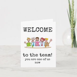 Welkom in het team, U bent nu één van ons, Kaart