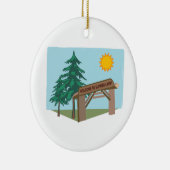 Welkom in het zomerkamp! keramisch ornament (Rechts)