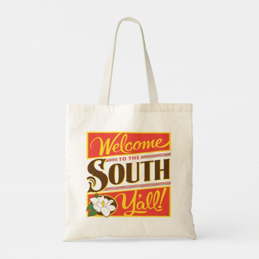 Welkom in het zuiden van Y'all Tote Bag (Achterkant)