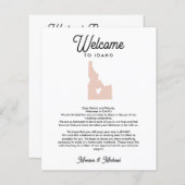 Welkom in IDAHO Brief & Reisroute ELKE KLEUR (Voorkant / Achterkant)