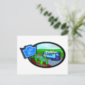 Welkom in Iowa Briefkaart (Staand voorkant)