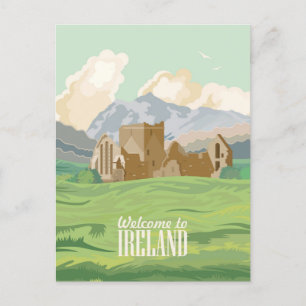  welkom in Ireland europe irish dublin Briefkaart