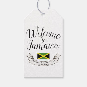 Welkom in Jamaica Aangepast bestemmingshuwelijk Cadeaulabel