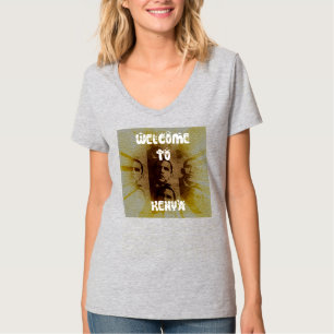 Welkom in Kenia Hakuna Matata V-hals Tshirt