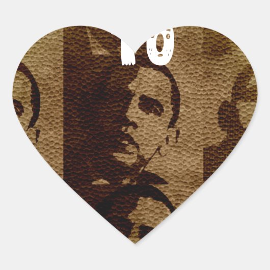 Welkom in Kenia Hart Sticker (Voorkant)