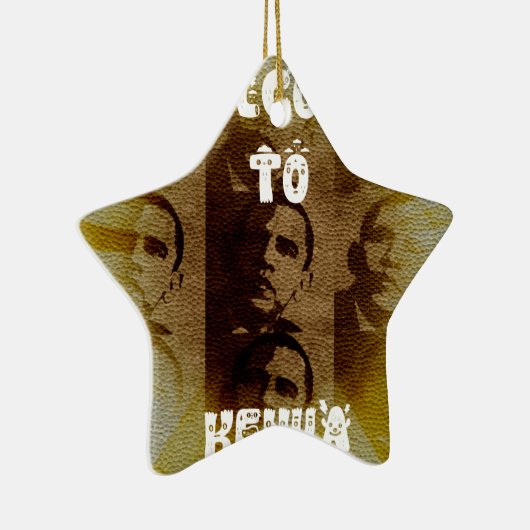 Welkom in Kenia Keramisch Ornament (Rechts)