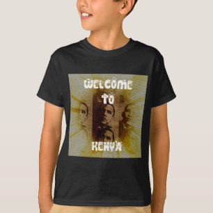 Welkom in Kenia met Obama Collage T-shirt