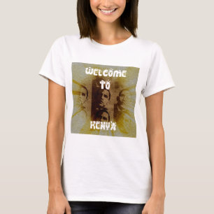 Welkom in Kenia met Obama Collage T-shirt