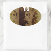 Welkom in Kenia Ovale Sticker (Tas)