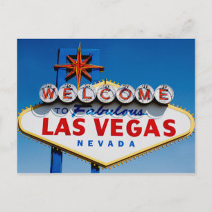 Welkom in Las Vegas Briefkaart