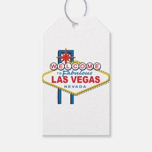Welkom in Las-Vegas Cadeaulabel (Voorkant)