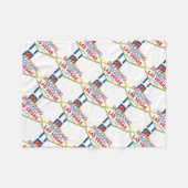 Welkom in Las-Vegas Fleece Deken (Voorkant (Horizontaal))