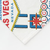 Welkom in Las-Vegas Fleece Deken (Hoek)