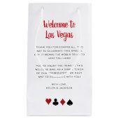 Welkom in Las Vegas Klein Cadeauzakje (Voorkant)