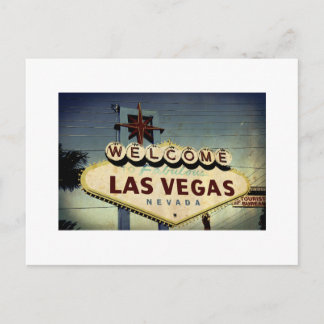 "Welkom in Las Vegas"  postkaart