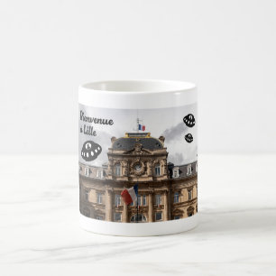 Welkom in Lille. UFO verwelkomt je in Lille. L Koffiemok