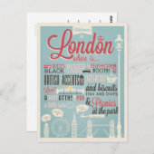Welkom in Londen Briefkaart (Voorkant / Achterkant)
