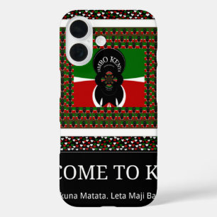 Welkom in Magisch Kenia: Hakuna Matata iPhone 16 Hoesje