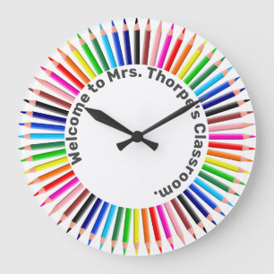 Welkom in mijn klaslokaal grote klok