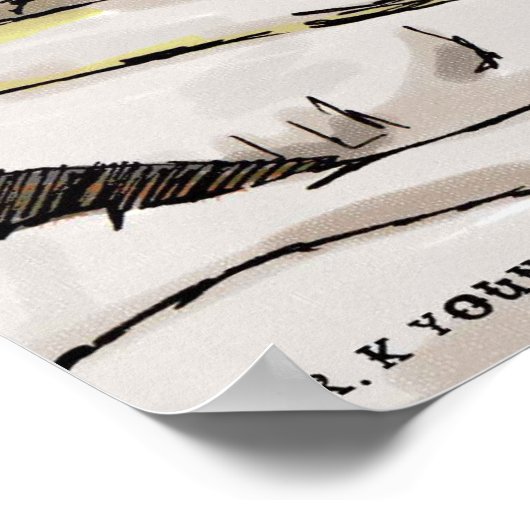 Welkom in mijn Oerwoud Poster (Hoek)