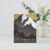 Welkom in Montana Briefkaart (Staand voorkant)