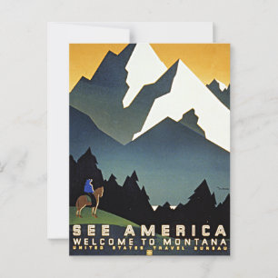 Welkom in Montana, Briefkaart