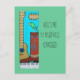 Welkom in NashvilleTennessee! briefkaart