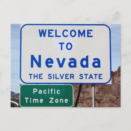 Welkom in Nevada Briefkaart (Voorkant)