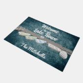 Welkom in ons Lake House Deurmat (Schuin)